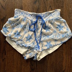 Candy Rose Flower Flowy Shorts